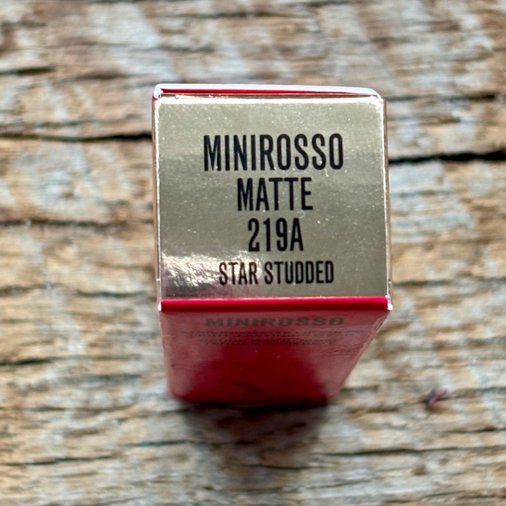 Valentino Minirosso Matte 219A Star Studded, NIB - Picture 4 of 6